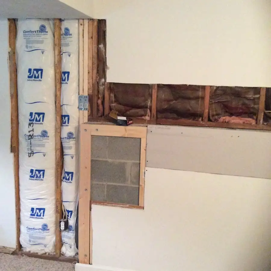 Wall insulation replacement during Odor Removal & Deodorization in Waimea
